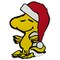 Northlight Peanuts Woodstock in Santa Hat Christmas Window Cling Decoration - 7"